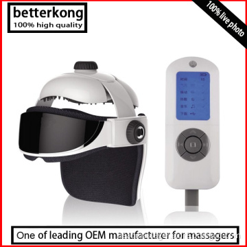 air pressure,vibrating, heating eye and head massager with MP3